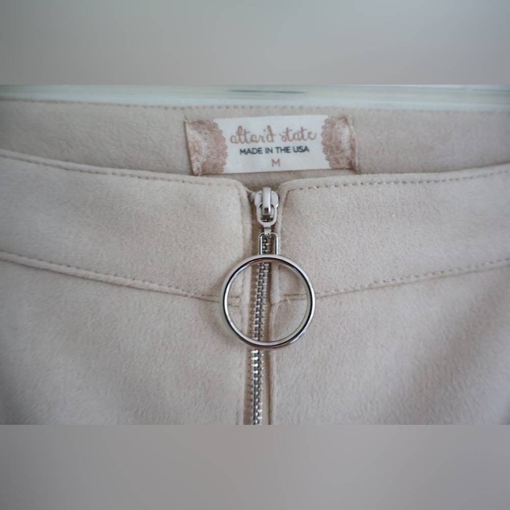 NWT Altar'd Stare LOLA Skirt Tapioca Medium (M) Zipper in Front - Picture 7 of 10